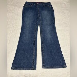 Bradley Boot Cut Jeans with embroidered back pockets Size 14